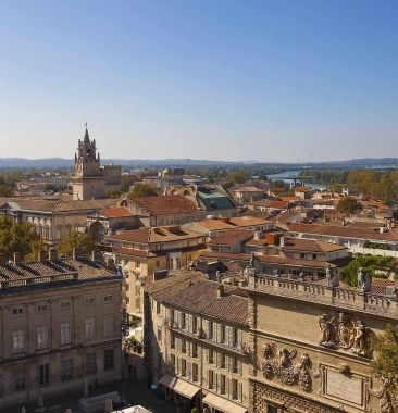 Vue générale sur Carpentras - Hôtel à Carpentras